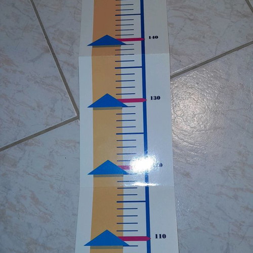 Συλλεκτικό μέτρο ανάπτυξης Νουνου Kid 1,50 μ σε σκληρό χαρτόνι καινούργιο