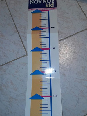 Συλλεκτικό μέτρο ανάπτυξης Νουνου Kid 1,50 μ σε σκληρό χαρτόνι καινούργιο