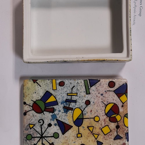 Porcelain box used Barcelona 11x8x4 cm
