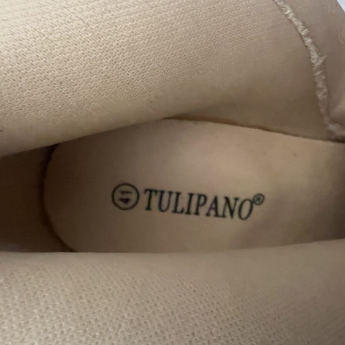Tulipan women's ankle boots size 41 like new, beige