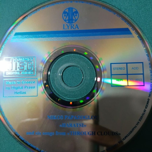 Nikos Papazoglou Haratsi CD like new