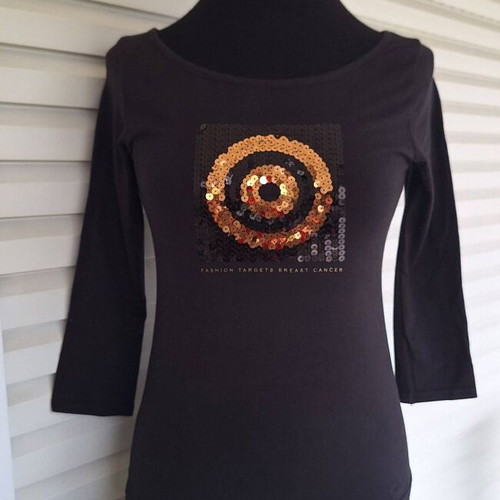 Hanes Fashion Targets Breast Cancer blouse size M like new