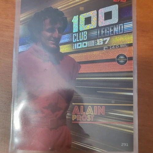 F1 Turbo Attax 2026 Alain Prost 100 Club Legend card 291