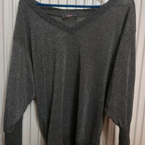medium gray with glitter