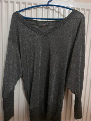 medium gray with glitter