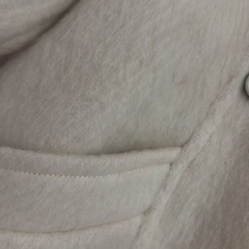 Wool coat boxy fit like new, beige