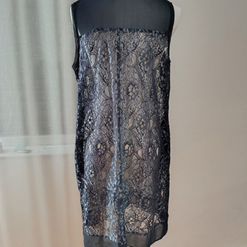 Simply Vera by Vera Wang Black Lace Dress Large like new