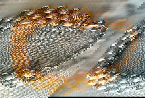 bracelet επιχρυσωμένο από ανοξείδωτο ατσάλι .