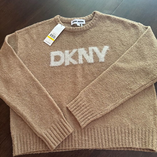 DKNY JEANS women's beige sweater M, new