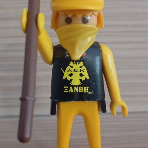 Playmobil AEK Fan Figure like new with team flag