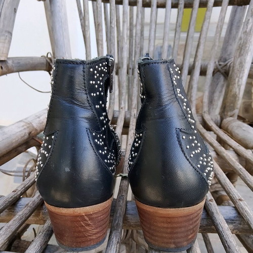 Catarina Martins western boots like new, black, size 40