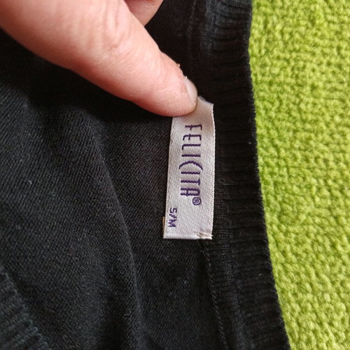 Felicita women's blouse used, size S/M, black