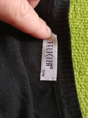Felicita women's blouse used, size S/M, black