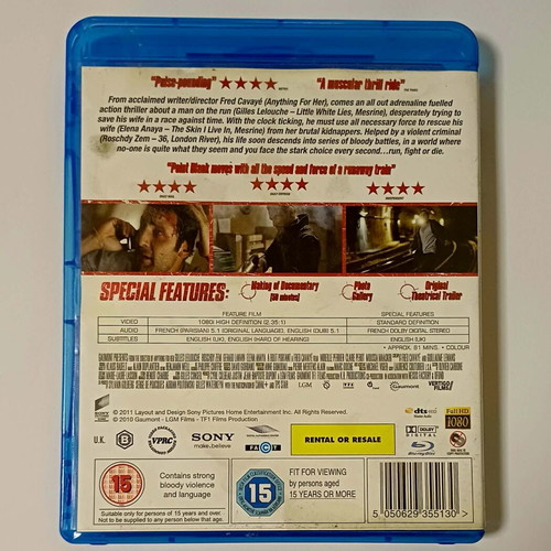 Point Blank Blu-Ray used with English subtitles
