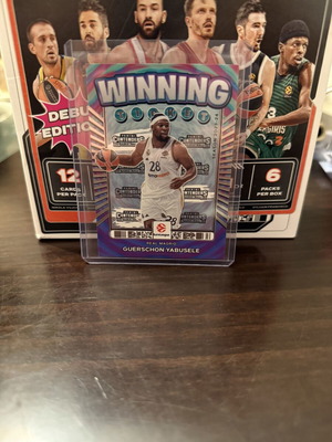 Guerschon Yabusele 2025-26 Panini Contenders EuroLeague Winning Ticket new