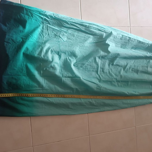 Strapless maxi dress like new, medium/large, ombré green shades