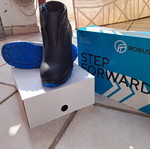 Robusta leather work boots size 45, black