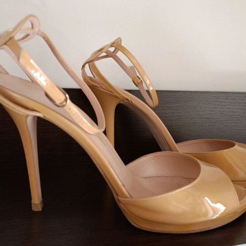 Mourtzi nude sandals used, size 41