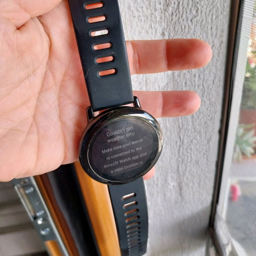 Amazfit Pace A1612 used black smartwatch