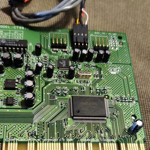 Creative Sound Blaster Vibra 128 CT4810 sound card like new