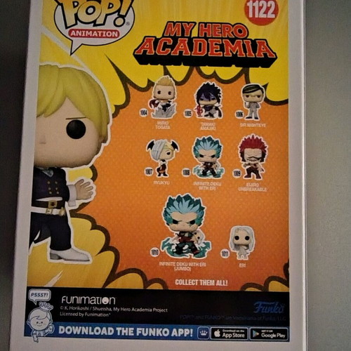 Funko Pop! Neito Monoma 1122 Hot Topic exclusive new