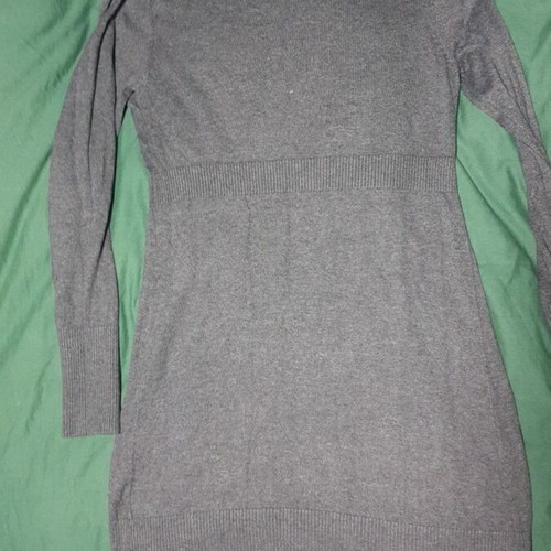 Gray knitted maternity dress Target size M like new