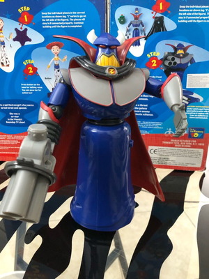 Toy Story 2 Zurg Kit φιγούρα 9 ιντσών μεταχειρισμένη, λειτουργεί