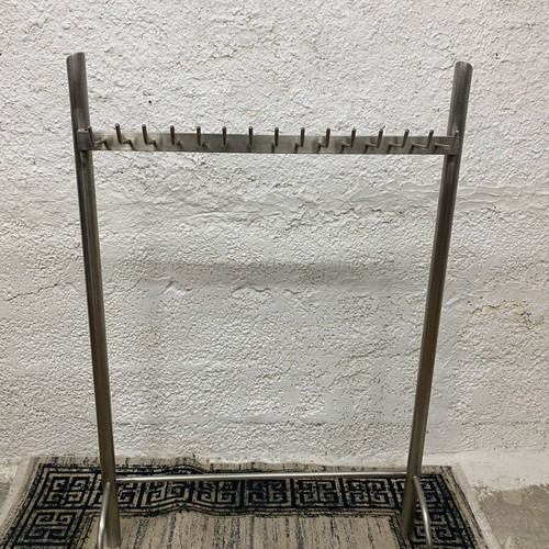 Metal Ivox Stand Clothes Hanger with Hooks