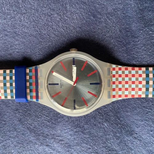 Swatch watch new gents multicolor like new