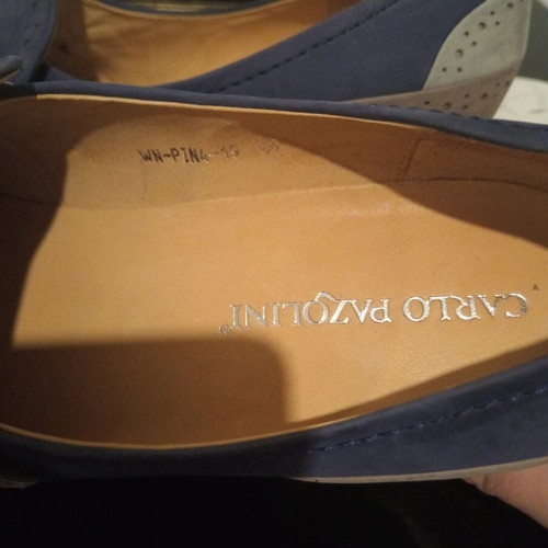 Carlo Pazolini shoes pumps size 39, regular fit, blue multicolor, new, genuine leather