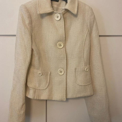 Beige jacket used, size S