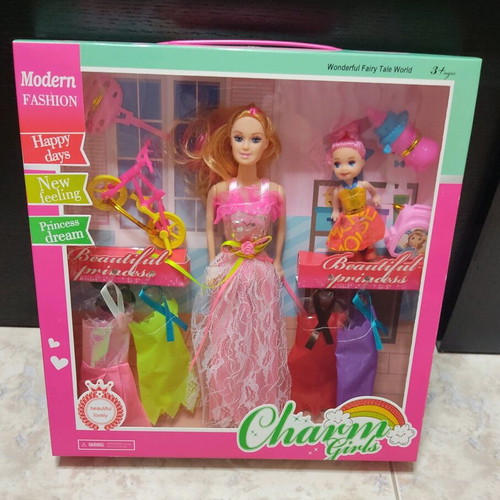 Κούκλα Princess Dream καινούργια με μωρό και αξεσουάρ