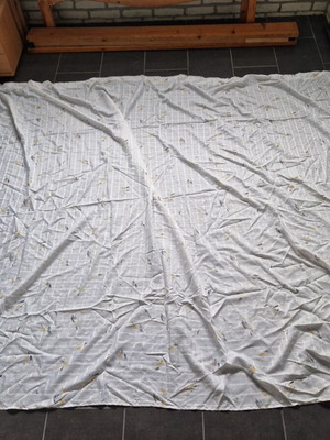 Curtain used with tape, height 2.00m and length 2.60m