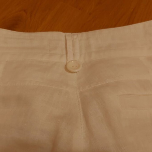 Bershka women's linen pants white, like new, size XXS