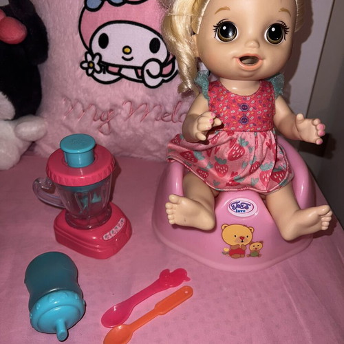 Hasbro Baby Alive Magical Mixer doll used