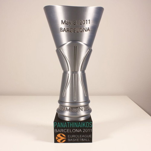 Κύπελλο Ευρωλίγκα 2011 Παναθηναϊκός Limited Edition με βάση 30 εκατοστά