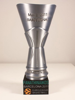 Κύπελλο Ευρωλίγκα 2011 Παναθηναϊκός Limited Edition με βάση 30 εκατοστά