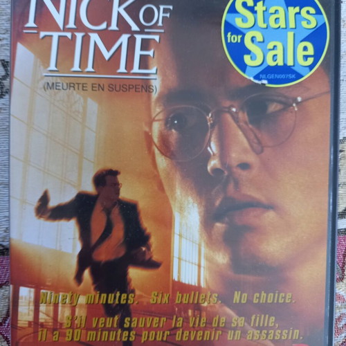 Nick Of Time DVD used, action crime drama thriller with subtitles