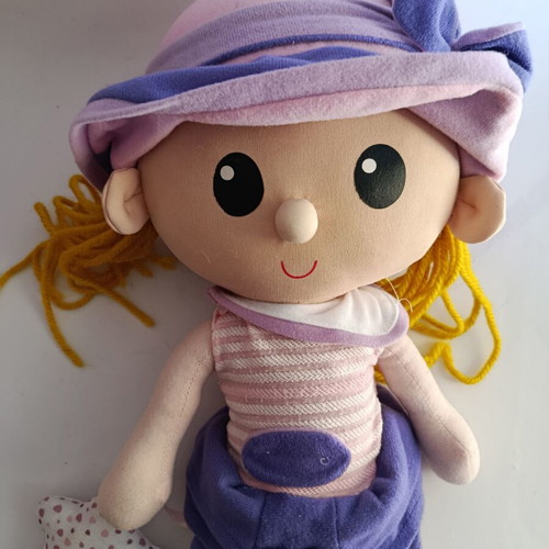 Cloth dolls like new, set of 3, 40, 38 and 32 cm