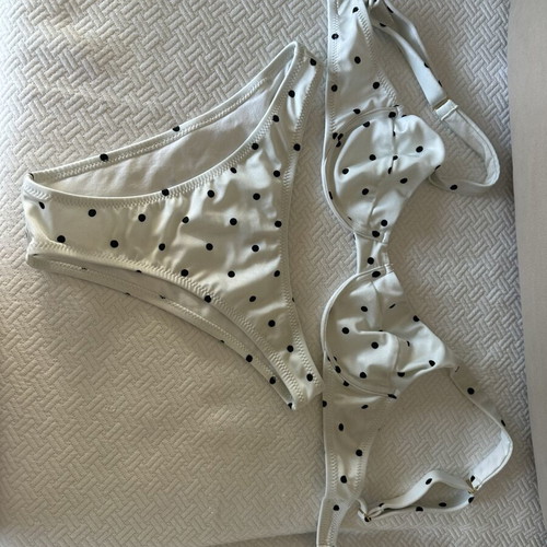 Bikini set SunsetGo! polka dot, like new, adjustable straps