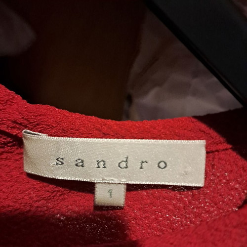 Sandro Paris blouse new, red, size S