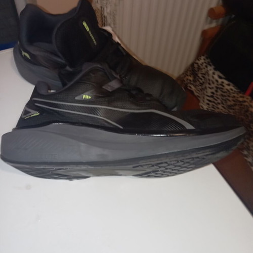 Puma Running Shoes Size 46 Like New, Black