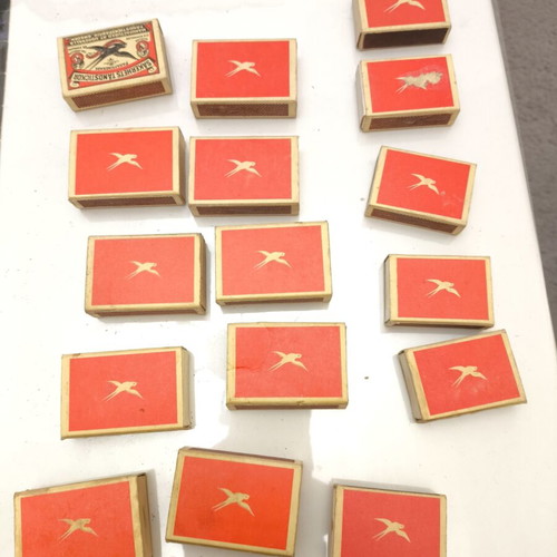 Vintage Swedish Uddevalla Safety Matchboxes used, collectible