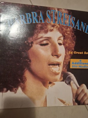 Barbra Streisand vinyl record, 14 great songs, pop