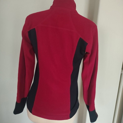 Haglöfs women's fleece deep red size S like new
