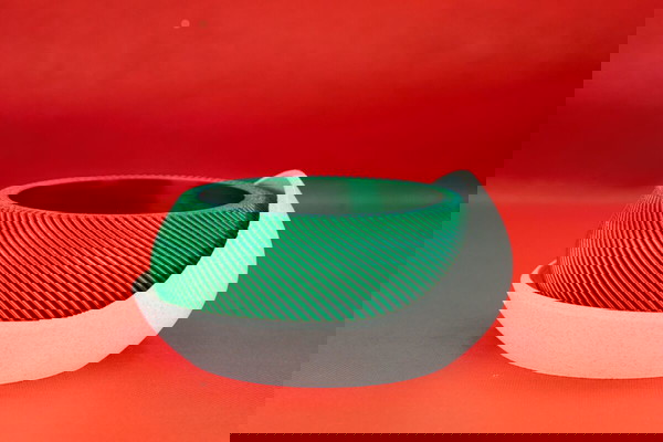 ΕΚΤΥΠΩΜΕΝO 3D DECORATIVE FLOWER POT