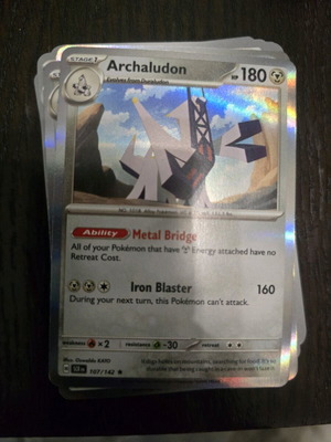 Archaludon Pokemon card holo new