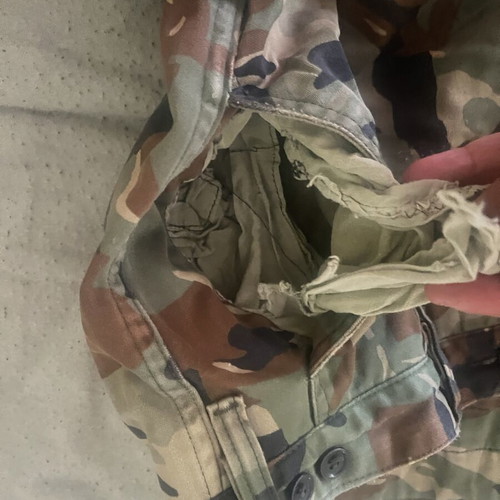 Military camo vintage shorts size L