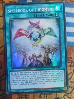 Spellbook Of Judgment Quick Play Spell card like new