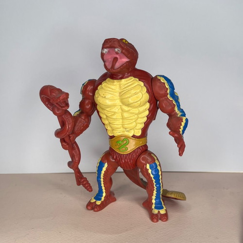 Rattlor Master of the Universe MOTU Mattel used, brown neck variation